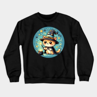 Cat Wizard Crewneck Sweatshirt